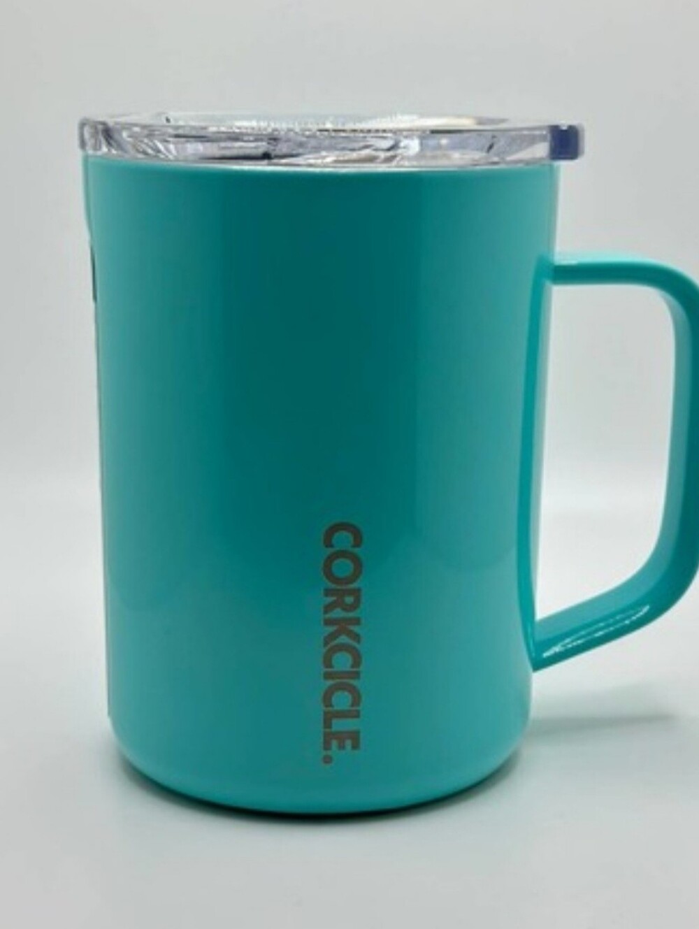 New Corkcicle Triple Insulated Mug 16oz Turquoise ~ New With Tag